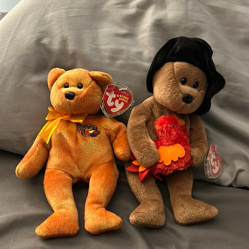 Thanksgiving beanie babies